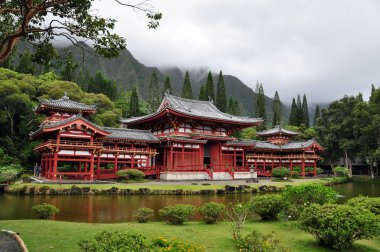 Byodo-In Buddhist Japanese Temple clipart