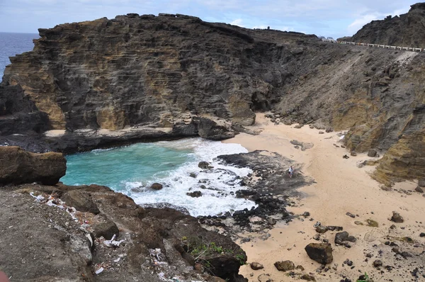 Van hier aan eeuwigheid strand, hawaii — Stockfoto