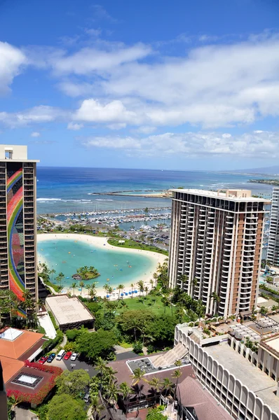 Hotel Lagoon, Waikiki — Stok Foto