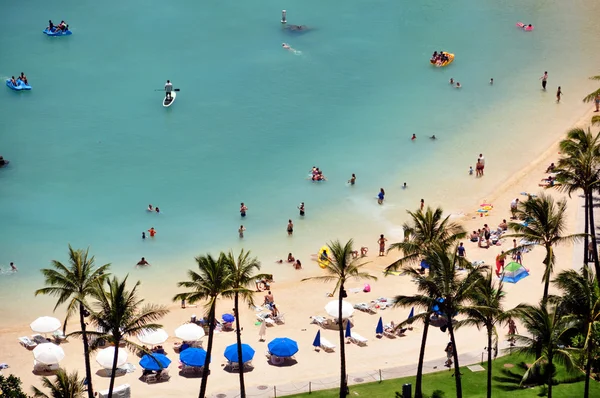 Hotellagune, Waikiki — Stockfoto