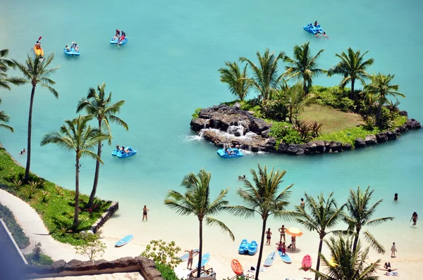 Hotel Lagoon, Waikiki — Stock Photo, Image