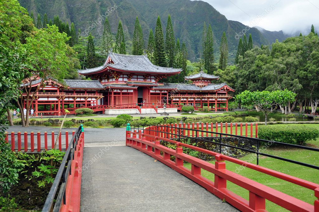 Templo Japonés Budista Byodo-In: fotografía de stock © jewhyte #5475498 ...