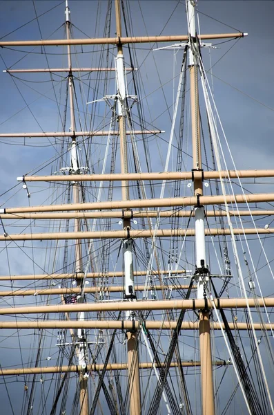 Masts Of Sailing Ship — Stock Photo, Image