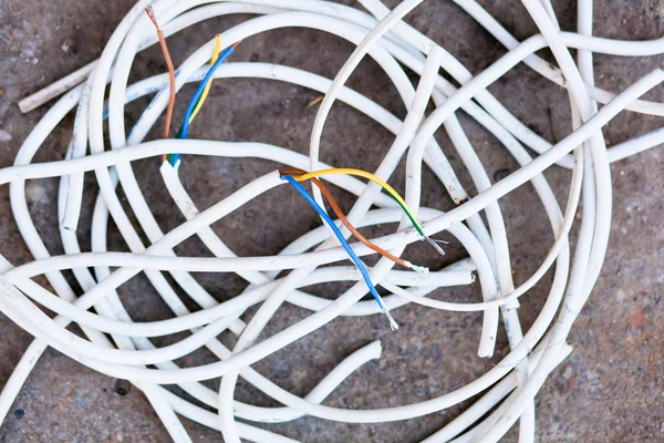 stock image White wires