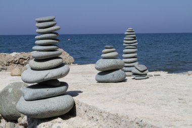Balanced zen stones clipart