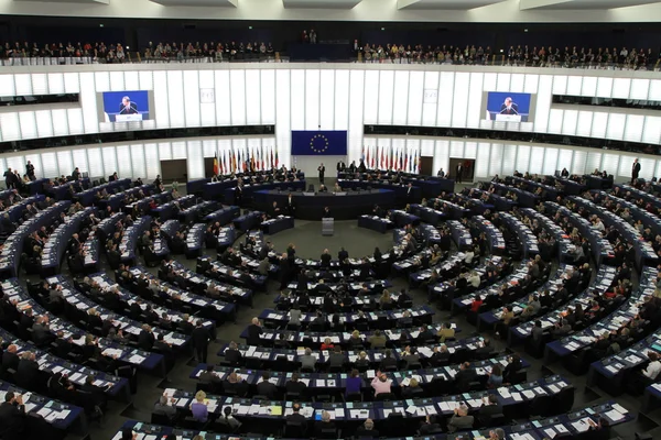 Європейський парламент Ліцензійні Стокові Зображення