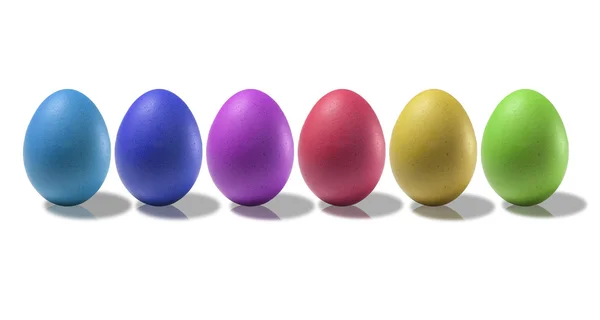 stock image Colored eggs