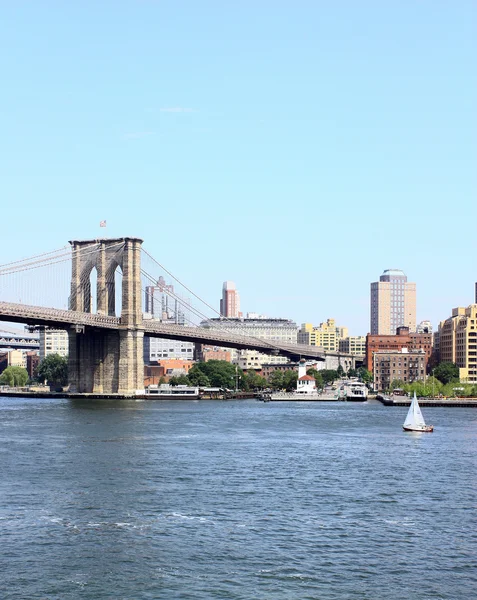 Puente de Brooklyn Nueva York — Foto de Stock