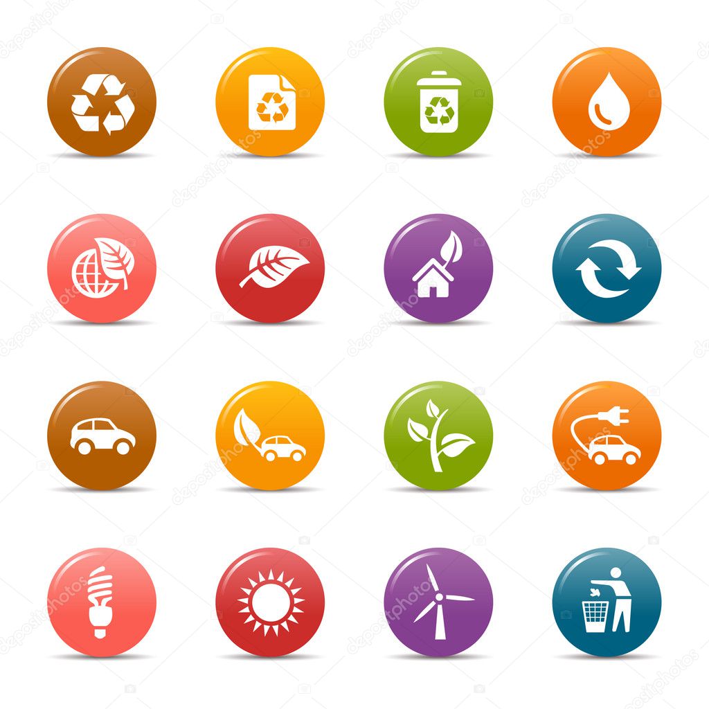 Colored dots - Ecological Icons