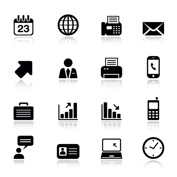 Basic - icônes de bureau et d'affaires — Image vectorielle