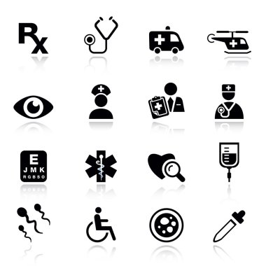 Basic - medical icons clipart