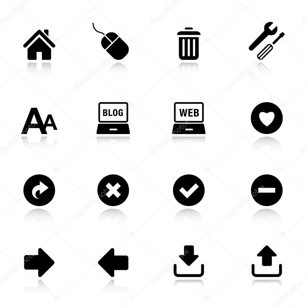 Basic - Classic web icons