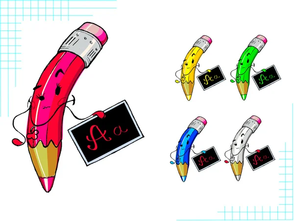Lápis / lápis de cor —  Vetores de Stock