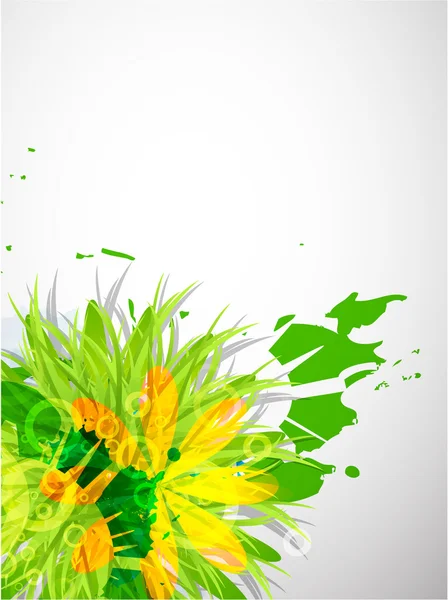 Abstrait beau fond de fleur — Image vectorielle