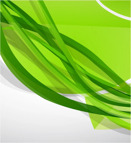 Lignes vertes — Image vectorielle