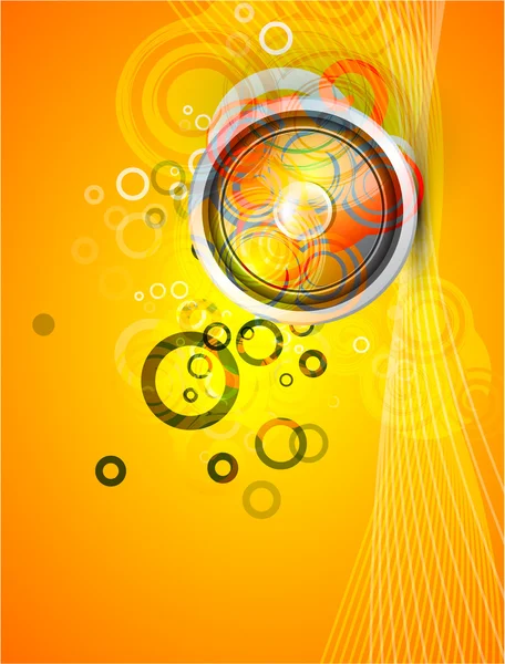 stock vector Abstract orange background