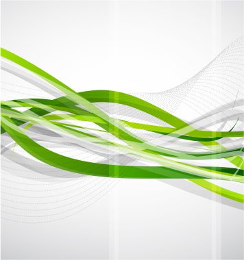 Green lines clipart