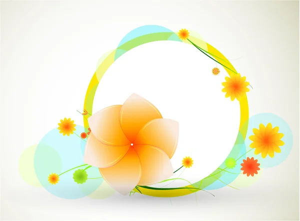 Abstract beautiful flower background — Stock Vector