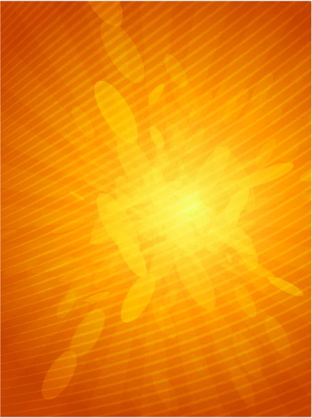 Résumé fond orange — Image vectorielle