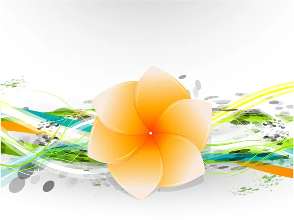 Abstrakte schöne Blume Hintergrund — Stockvektor