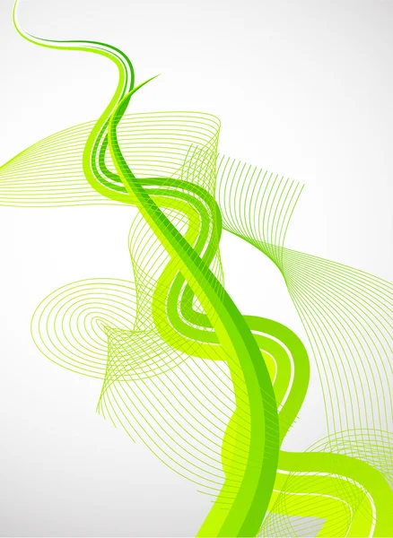 Green lines — Stock Vector