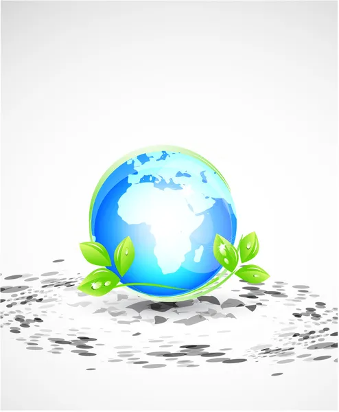 Green Earth concept — Stock Vector