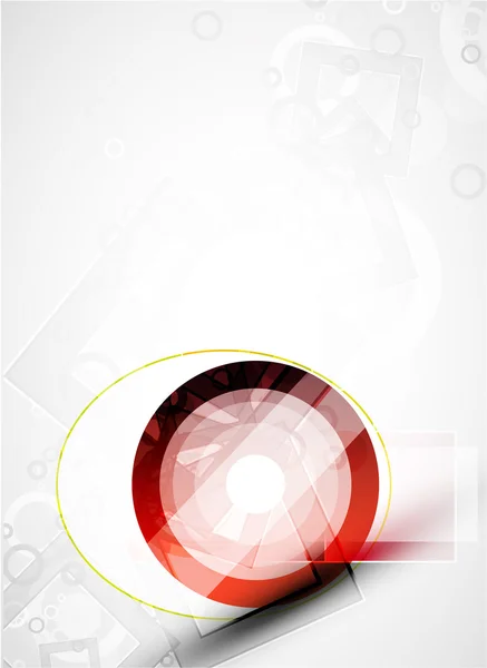 抽象 techno 圆圈矢量背景 — 图库矢量图片