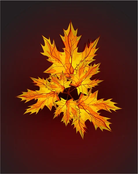 Fondo abstracto vector otoño — Archivo Imágenes Vectoriales