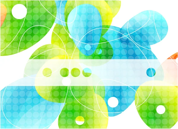 Abstract vector glass color shapes background — Stock Vector