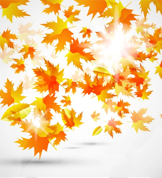 Abstract vector autumn background — Stock Vector