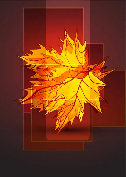 Abstrakter Vektor Herbst Hintergrund — Stockvektor
