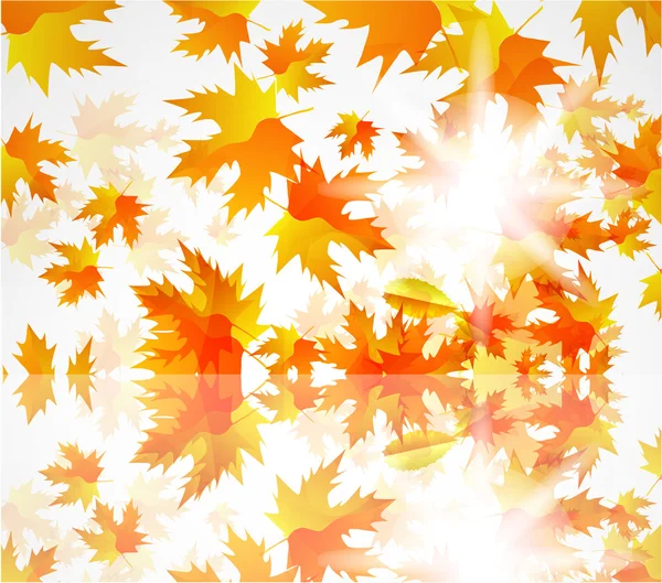 Abstrakter Vektor Herbst Hintergrund — Stockvektor