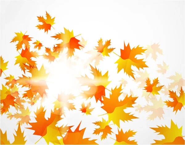 秋の抽象的なベクトルの背景 — ストックベクタ