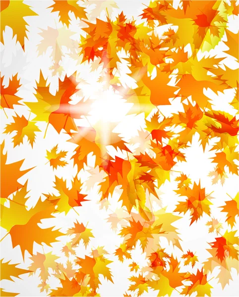 Abstrakt vektor hösten bakgrund — Stock vektor