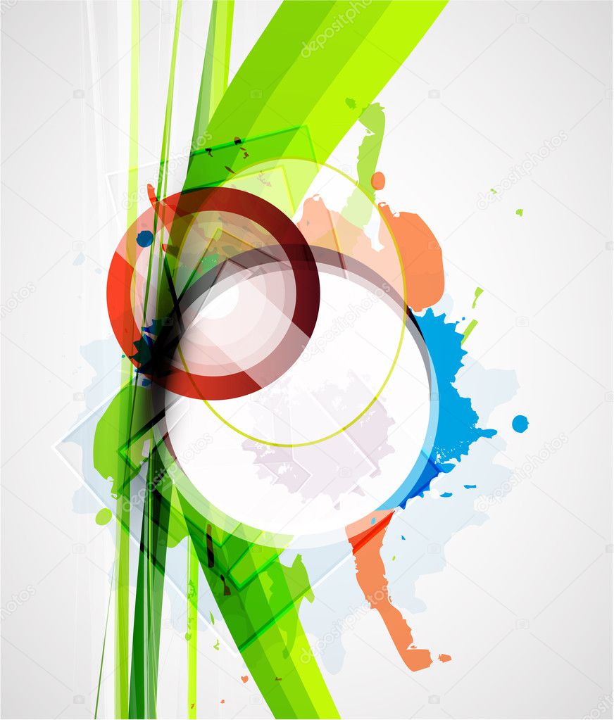 Vector abstract colorful background
