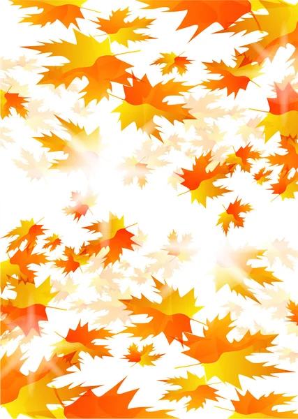Διάνυσμα Φθινοπωρινά φύλλα αφηρημένα φόντο — Διανυσματικό Αρχείο