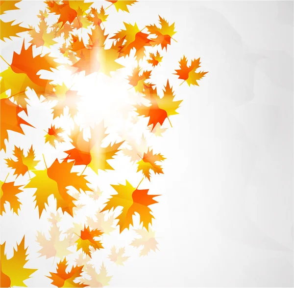 Vettore autunno foglie astratto sfondo — Vettoriale Stock