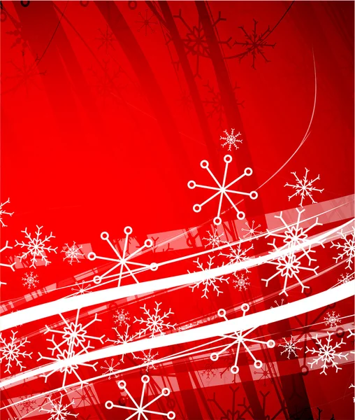 クリスマスのベクトルの抽象的な背景 — ストックベクタ