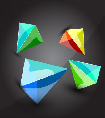 vektör piramit arka plan