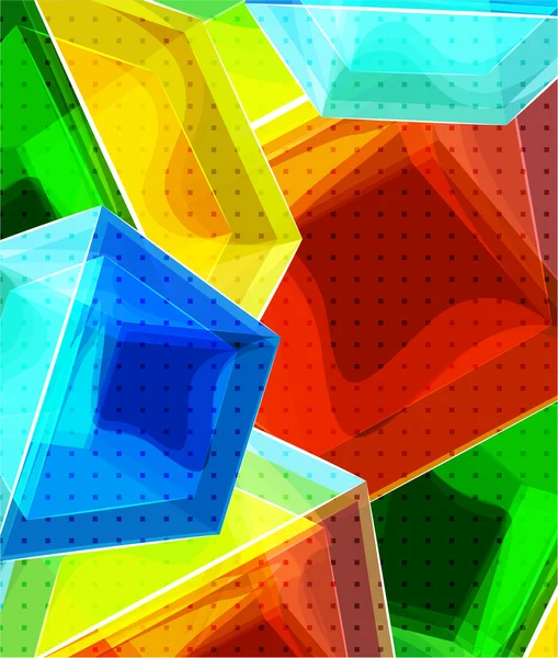 Fond cube vectoriel — Image vectorielle