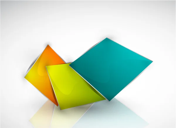 Vektor quadratischen abstrakten Hintergrund — Stockvektor
