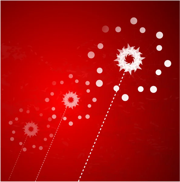 Fond vectoriel rouge de Noël — Image vectorielle