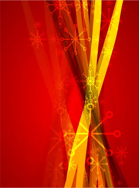 Röd jul vektor bakgrund — Stock vektor