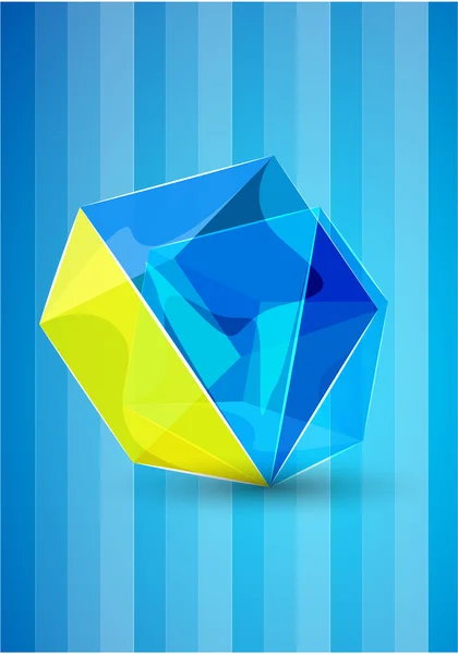 Vector kubus achtergrond — Stockvector
