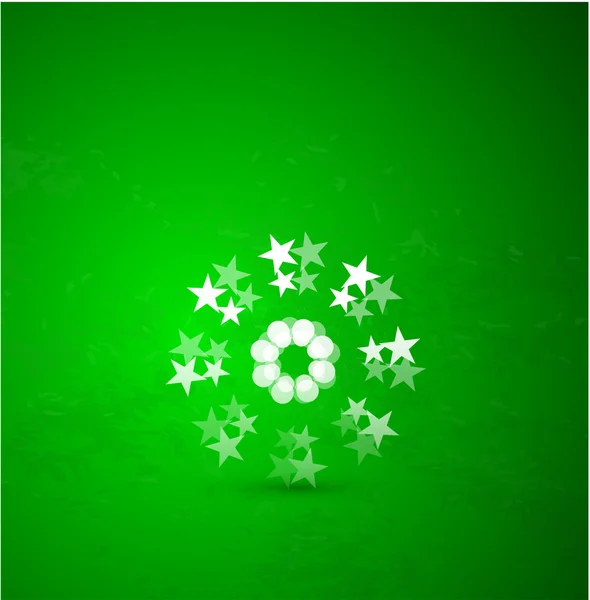Vector Groene Kerst achtergrond — Stockvector