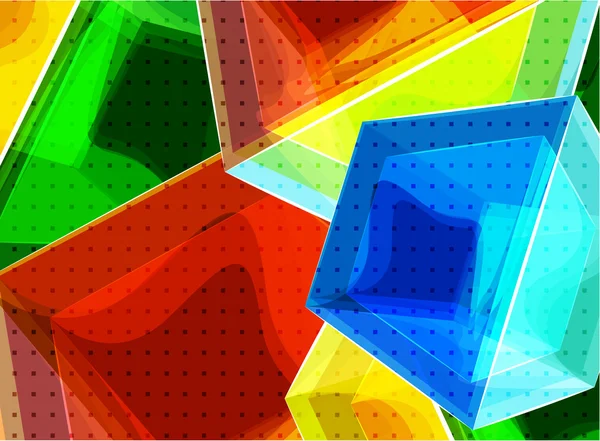 Вектор куб фону — стоковий вектор
