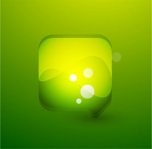 緑色の泡のベクトルの背景 — ストックベクタ