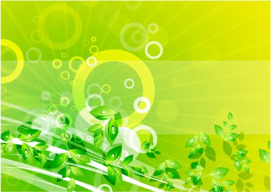 Abstract environmental theme clipart