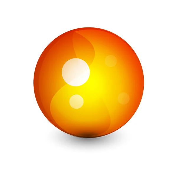 Кнопка абстрактної векторної сфери — стоковий вектор