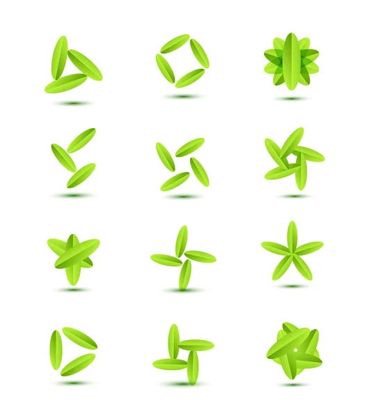 Abstracte aard symbolen — Stockvector